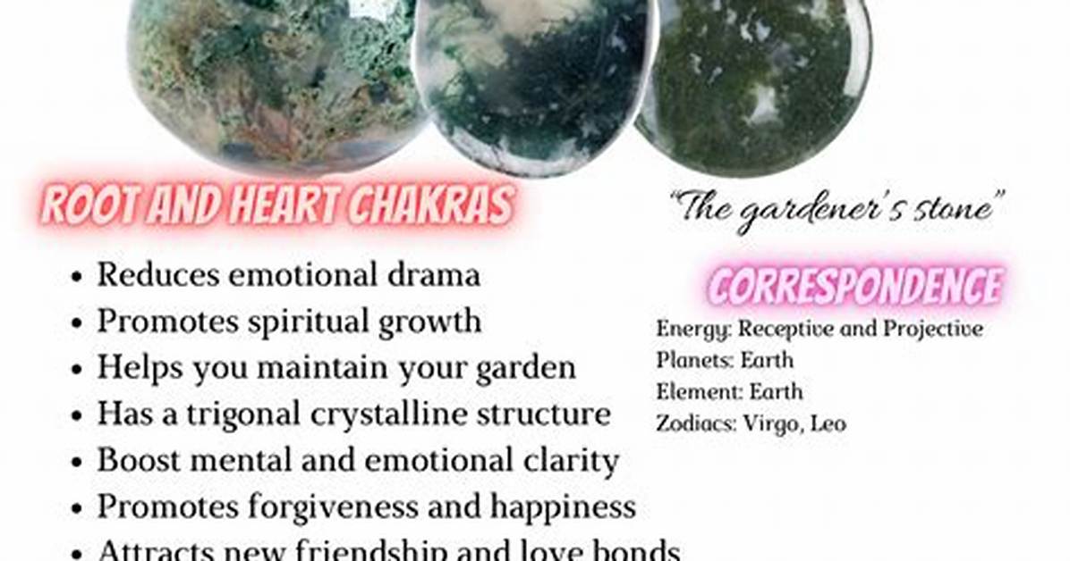 11 Spiritual Meanings of Moss Agate |