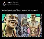 6Ix9Ine Honored with 'Unique' Gold Statue in Cuba
