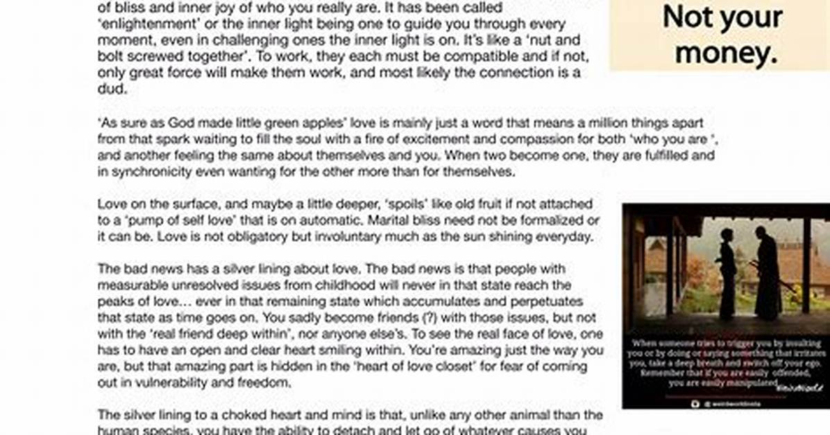 A Journey into His Marital Bliss