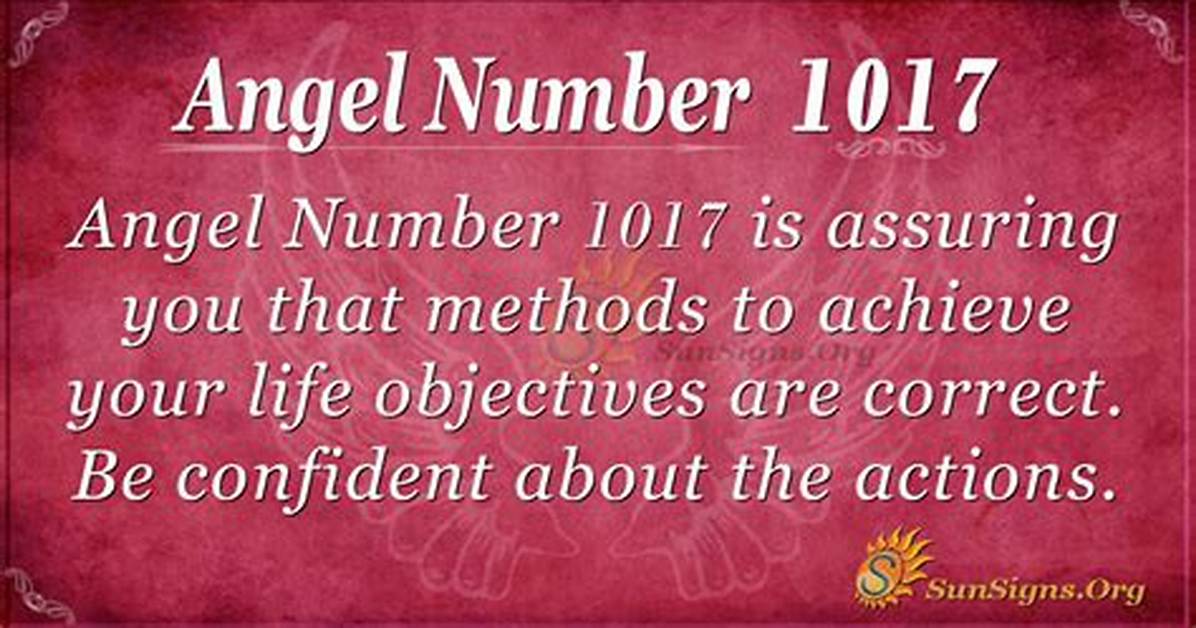 Angel Number 1017 ·