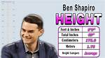 How Tall Is Ben Shapiro