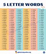 List of 5 Letter Words Starting with 'Aglo'