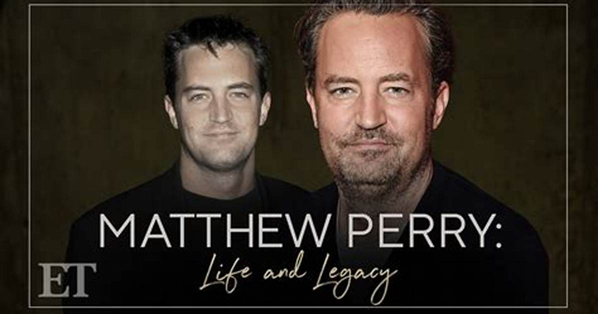 Matthew Perry: the Life and Legacy of Chandler Bing from Friends