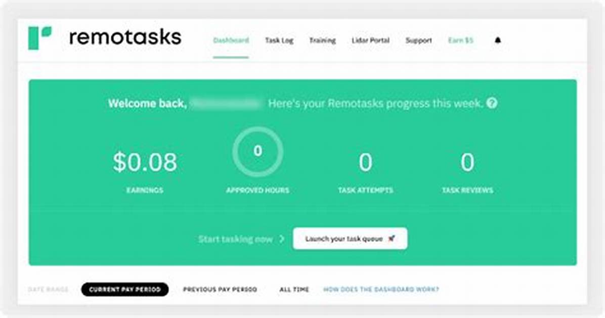 Remotasks Dashboard